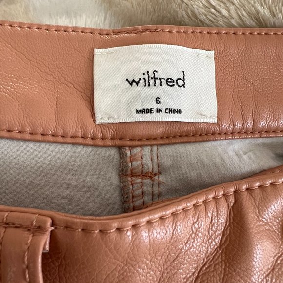 Aritzia Wilfred Rebel High Waist Vegan Leather Pants - Picture 6 of 6